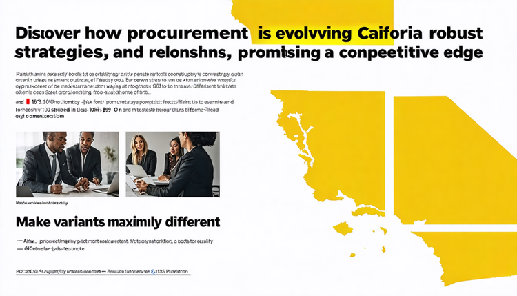 Transforming Procurement in California: A Future of Strengthened Relationships and Innovative Strategies