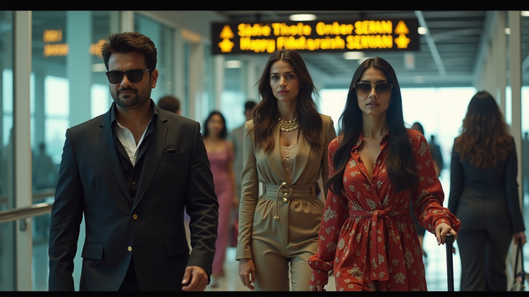 Glamour Unveiled: Celebs Shine at Mumbai Airport!