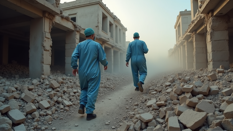 Gaza Crisis: Devastating Airstrikes and the Search for Survivors