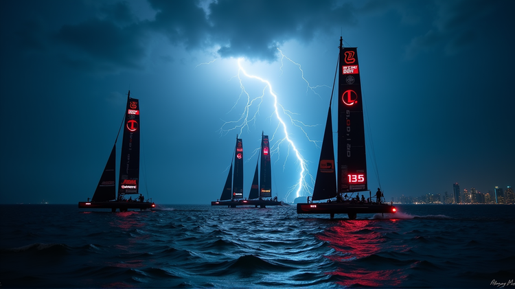 Thrill & Danger: SailGP Preparations Grounded by Extreme Weather