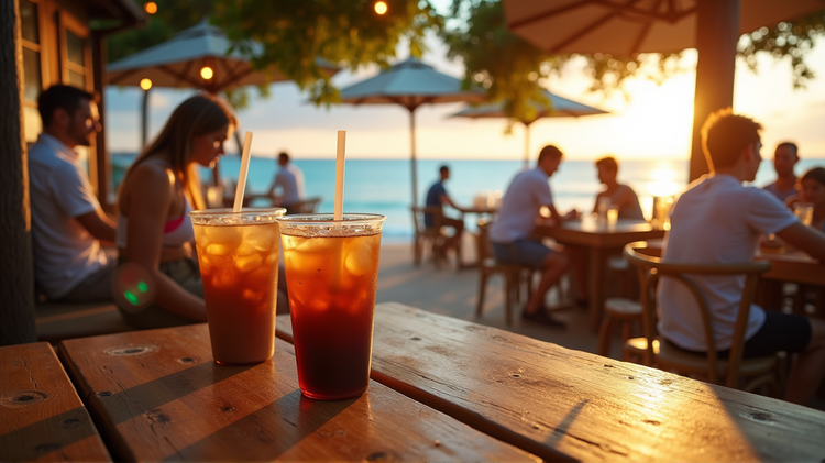NJ's Coffee Buckets Make Waves: A Dive into the Beach-Ready Brew Craze