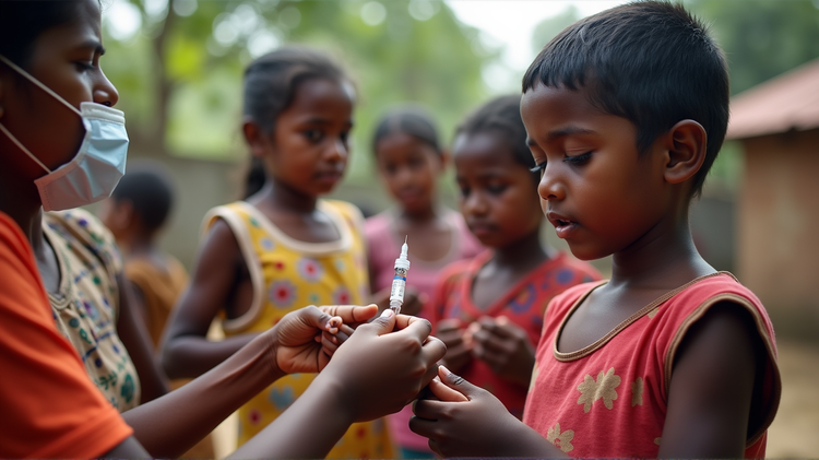 Bangladesh Launches Vast Typhoid Immunization Drive for Children