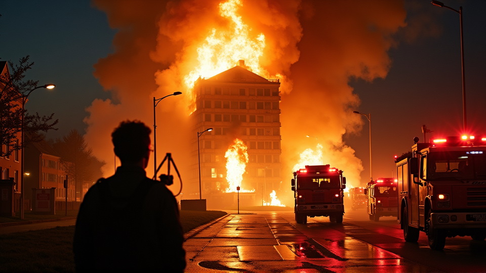 Social Media Stunt Gone Wrong: Man Arrested for Arson