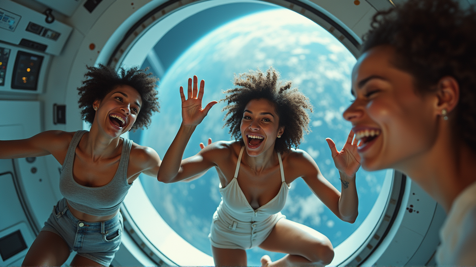 Celebrities Soar: Unforgettable Moments from the Blue Origin Space Flight