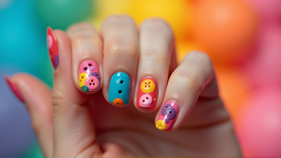 Button Nails: The Bold Manicure Trend You Need This Summer